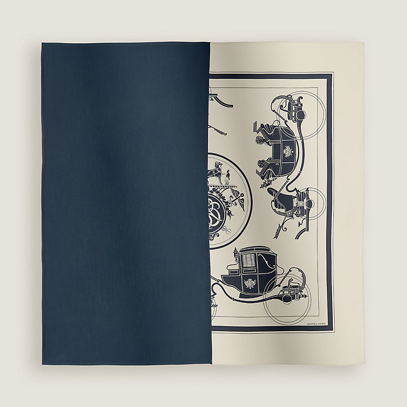 カレH ハイブリッド 90 《エクスリブリス》 - ブルー | Hermès